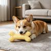 Hundeleckerli-Spender-Spielzeug Stacheliger Knochen Hundekauspielzeug Hundezahnreinigungspielzeug für Welpen Zahnungsangst Linderung