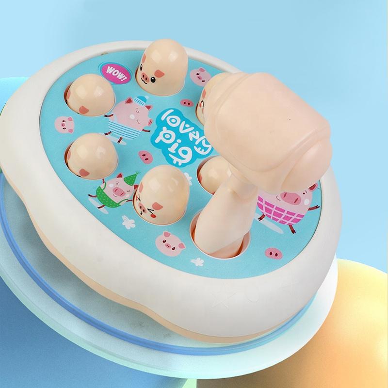 Cartoon Whac-A-Mole Montessori Baby Toy Toddler Educational Birthday Gift Animal Theme Knocking Game Parent Child Board Game Boy