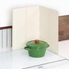 Comet Kitchen Foldable Stove Splatter Guard Ivory and Pouch Set