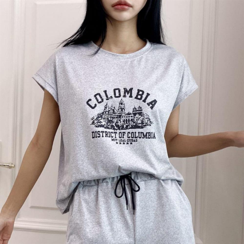 New Arrivals Open Run Women CoTTon Blend ShorT Sleeve T shirT And bAnding ShorTs