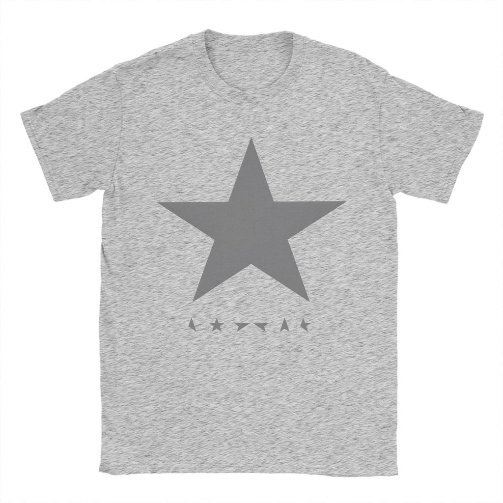 Unisex Ddavid Bbowied Blackstar T Shirt Pure Cotton Clothes Crazy Short Sleeve Crew Neck Tee Shirt Summer TShirts