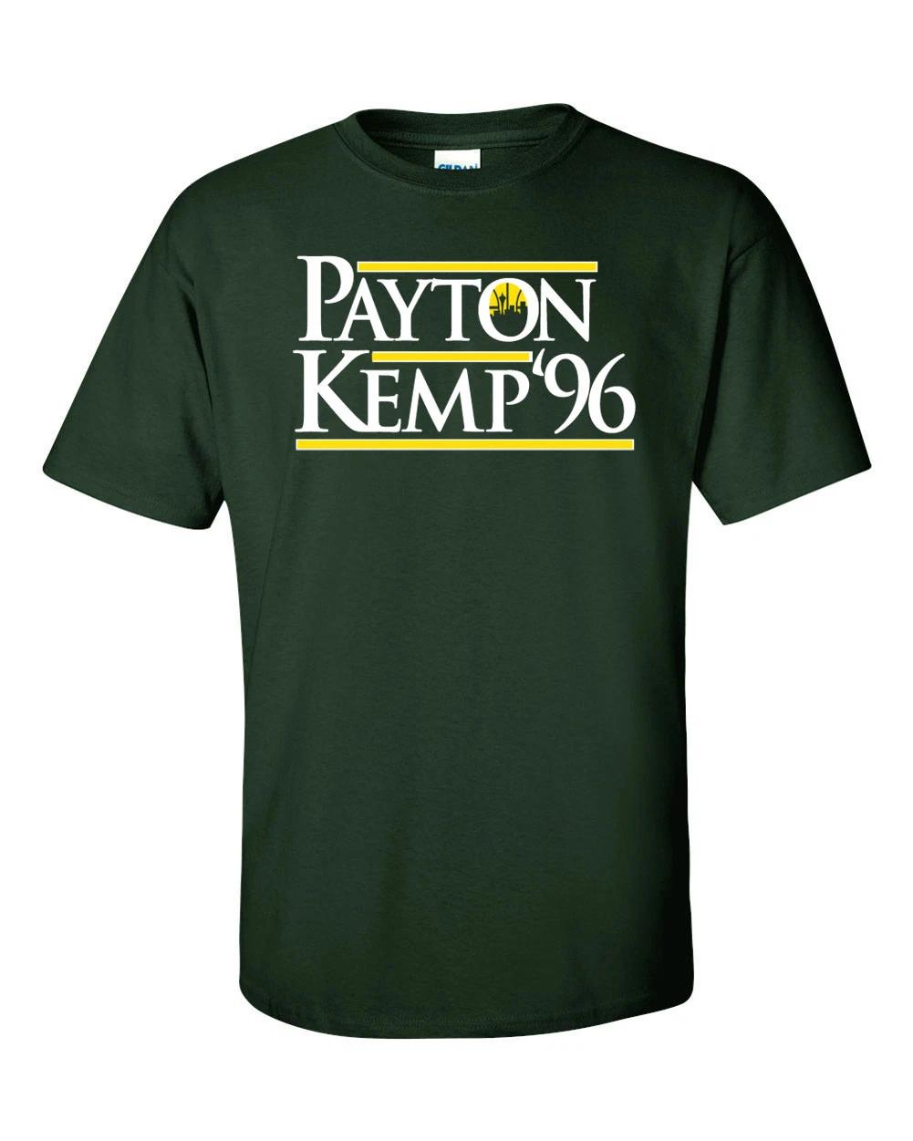 Shawn Kemp Gary Payton Seattle Payton Kemp 96 T-Shirt XXL