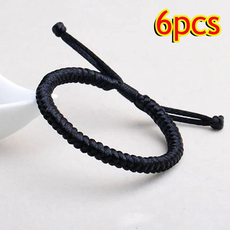 Red Rope Braided Bracelet Lucky Men Women Thread Black Bracelets Bangles Handmade Wristband Jewelry Friendship Couple Lover Gift