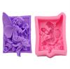 Angel Butterfly Flower Silicone Fondant Soap 3d Cake Shape Cupcake Jelly Candy Chocolate Decoration