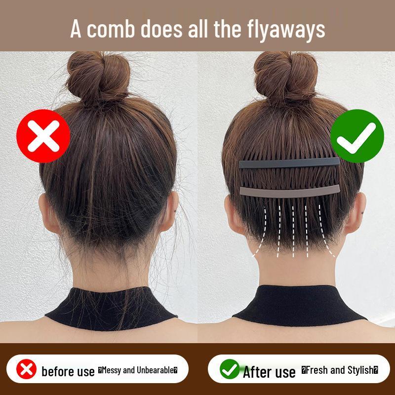 Women's Large Matte Hair Clip for Frizzy Hair - Comb & Hairpin Headwear