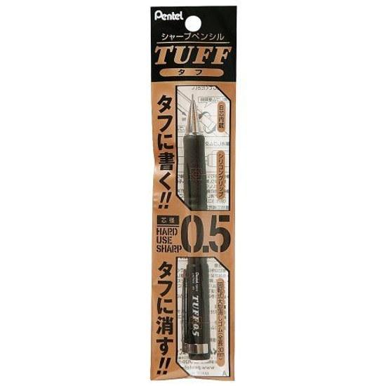 Pentel Sharp Pencil Tough XQE5-A 0.5 Black 5 Pieces