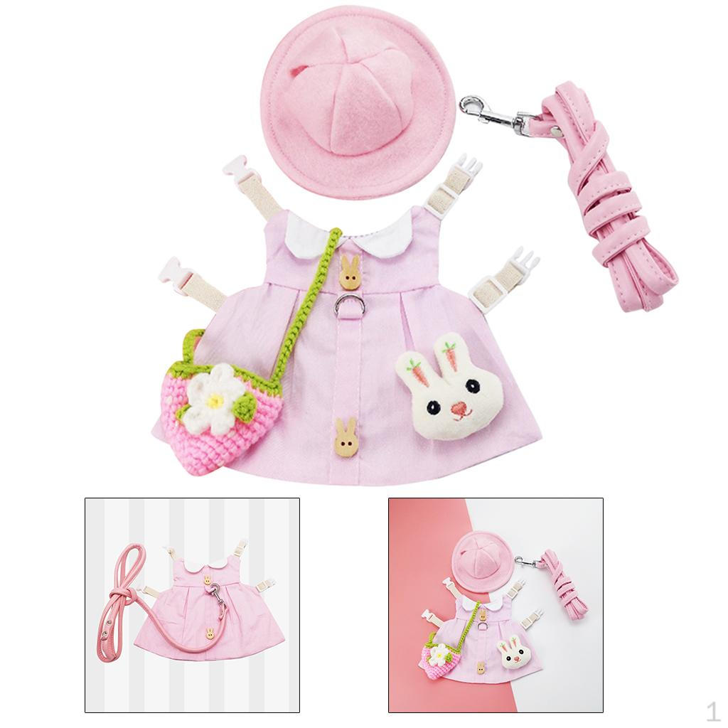 Małe Zwierzątka Zestaw Ubranek dla Pupili Królik Tchórze Spódniczka Kostium Kwiatowe Ubranka Jesienna Impreza Weselna