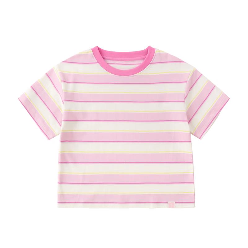 Dudu Family Kids' Cloud Striped Short-Sleeve T-Shirt