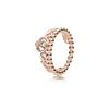 Princess Crown Ring Women Rings Rose-Gold 180880CZ