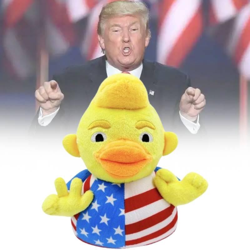 Trump Duck Donald Plush Toy Cartoon Stuffed Doll Room Decoration Kids Gifts