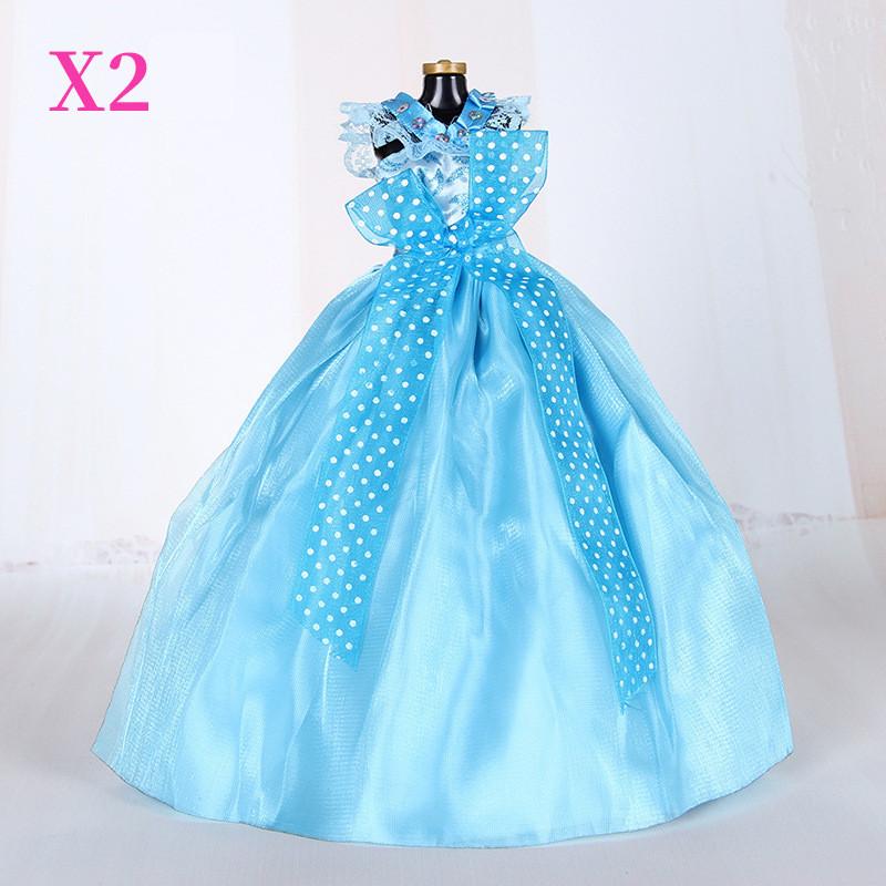 Fashion Wedding Party 29sCm Best Gift Costume Accesories Girls Toys Barbie Doll Dress Change Princess Accessories Skirt