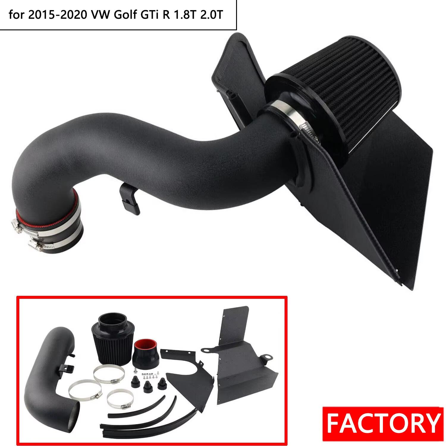 

Высокопроизводительный комплект холодного впуска для Volkswagen Golf GTi R 2015-2020 1.8T/2.0T Black piping with red filter