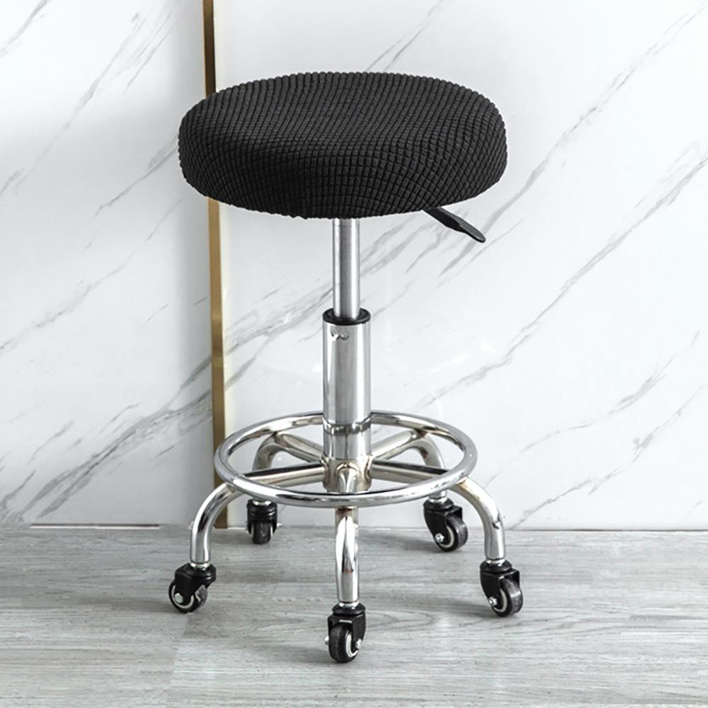 Velvet Stool Cover Bar Round Swivel Chair Cover Universal Stool Cover Bar Coffee Shop Stool Cover High Quality Slipcovers