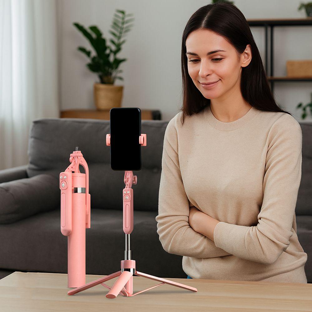 Wireless Remote Control Selfie Stick Tripod 1.7M Tripod Stand Phone Stand  Live Streaming