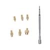 Heat Set Insert Tool Fit for C210 TS21 HS 02B Soldering Iron M2 M8 Brass Hot Melt Insert Nut Insertion Kit