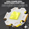 Solar Energy High Power LED Flashlight Type-C Rechargeable Strong Light Lamp Waterproof For Outdoor Camping Hiking