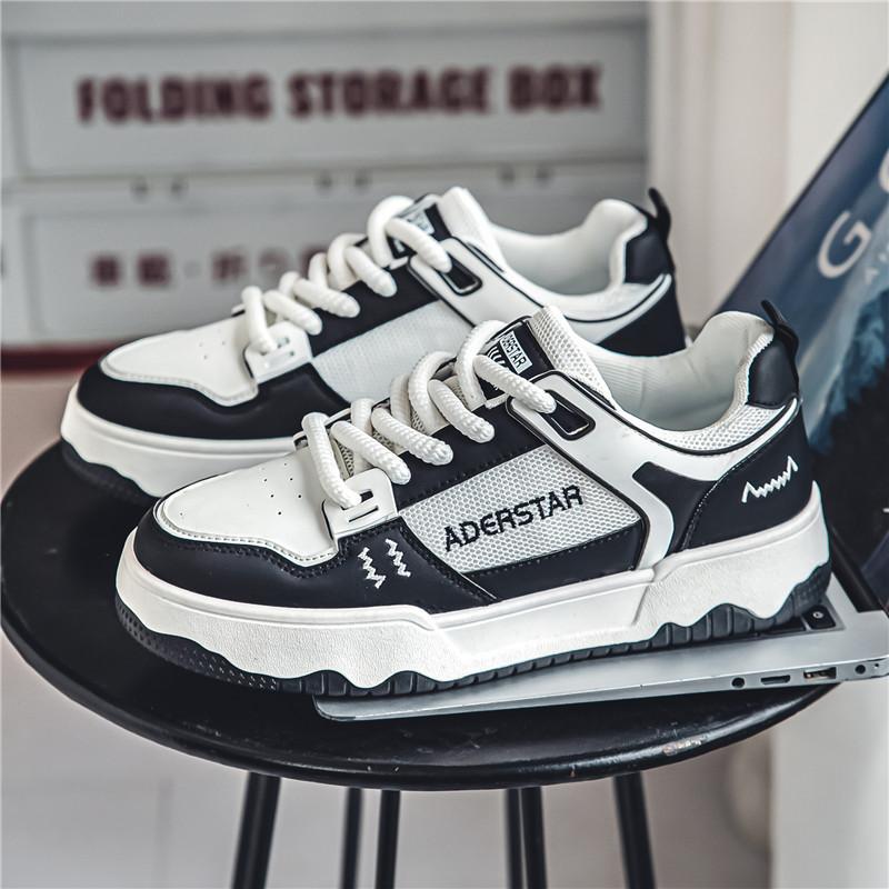 

Men s shoes summer breathable mesh 2024 new youth versatile casual board shoes sports heightening platform white shoes 39