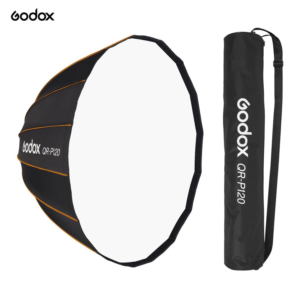 Godox Professional Parabolic Softbox 120cm Diffuser Bowens Mount with Carrying Bag for Studio
