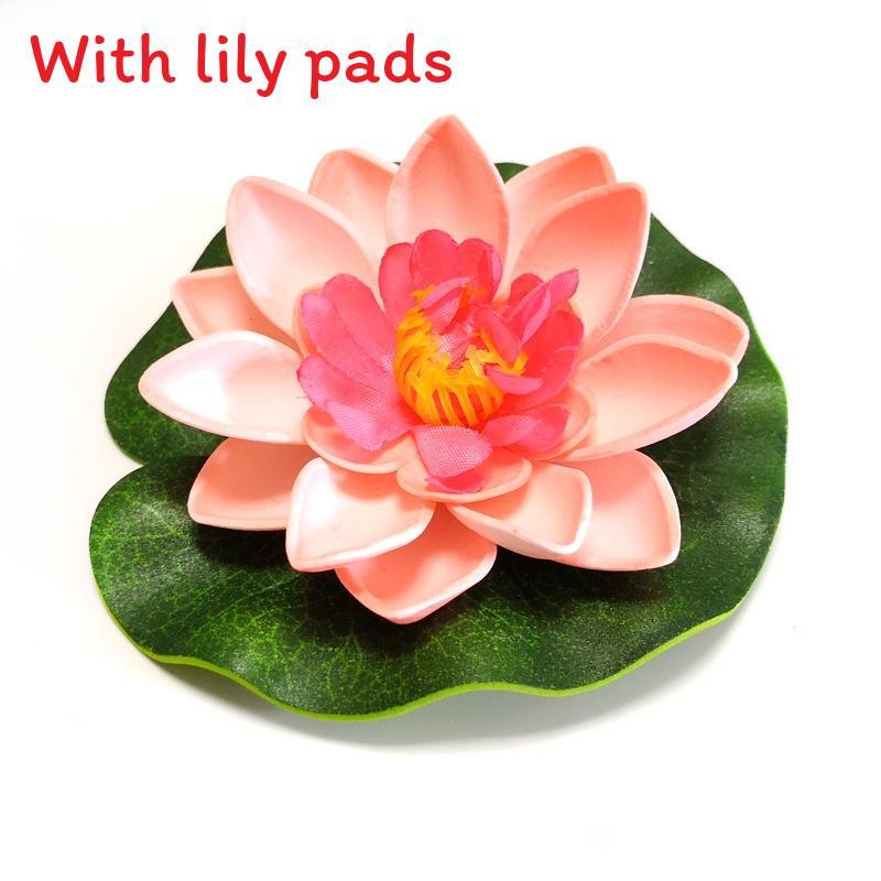 Water Garden Artificial Lotus Flower With Floating Design For Home Decor And Aquariums