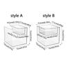 Creative Transparent Double-layer Fish Tank Plastic Shatterproof Cat Water Bowl Cube Goldfish Tanks Gift