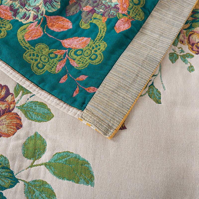 Brangdy Floral Gauze Summer Towel Quilt