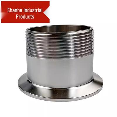 Stainless Steel Sanitary Quick-Install External Thread Clamp Connector