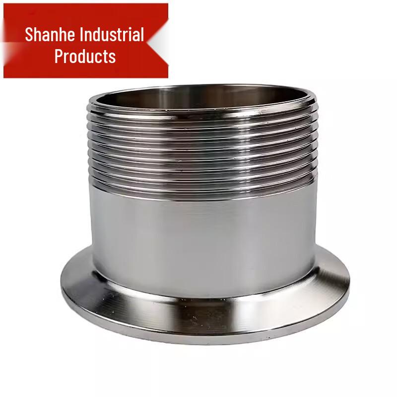 Stainless Steel Sanitary Quick-Install External Thread Clamp Connector