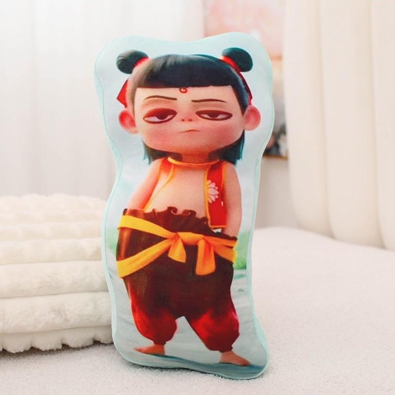 Ne Zha Animation Cartoon Toy Simulation Funny Stuffed Plush Character Model Gift