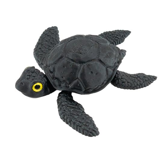 3D Printed Turtle Figurine Movable Joints Turtle Figure Articulated Sea