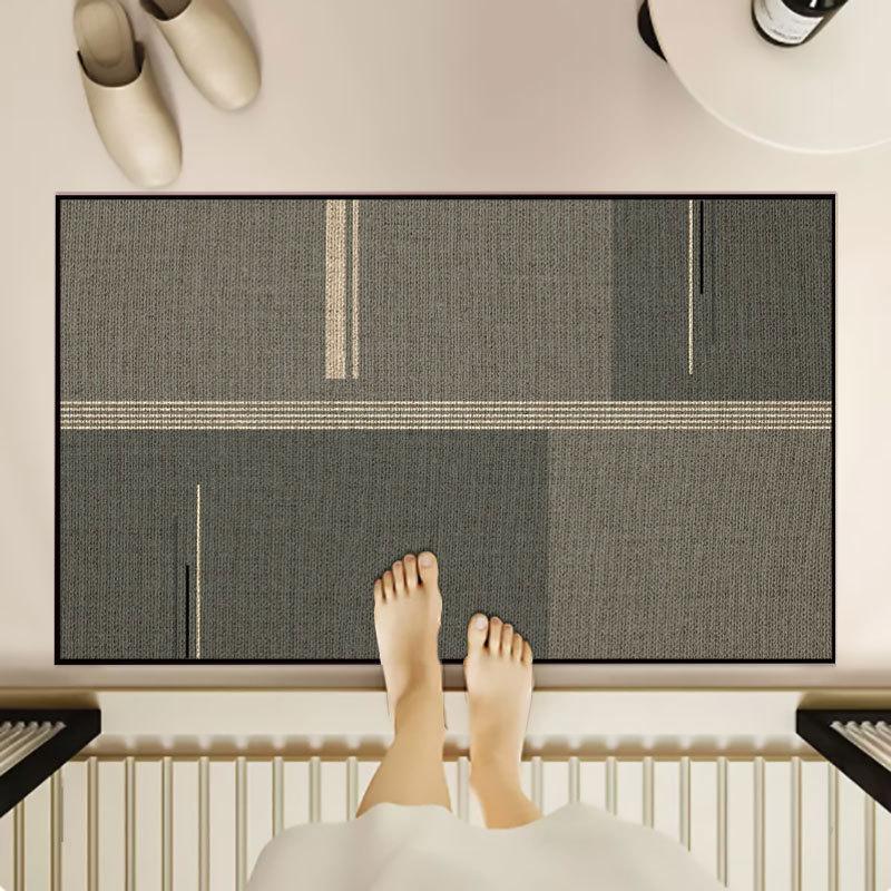 Entrance Door Mat Foot Mat Water Absorbing and Anti Slip Entrance Door Bathroom Entrance Hall Kitchen Carpet