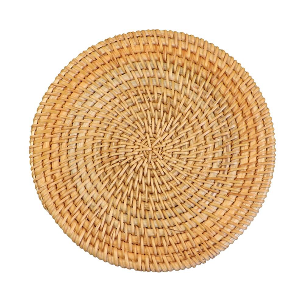 Dining Experience Insulation Pads Rattan Coasters Environmentally Friendly