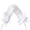 Lolitas Cosplay Maid Headband Lace Hair Bands Wings & Bowknots Decors for Women