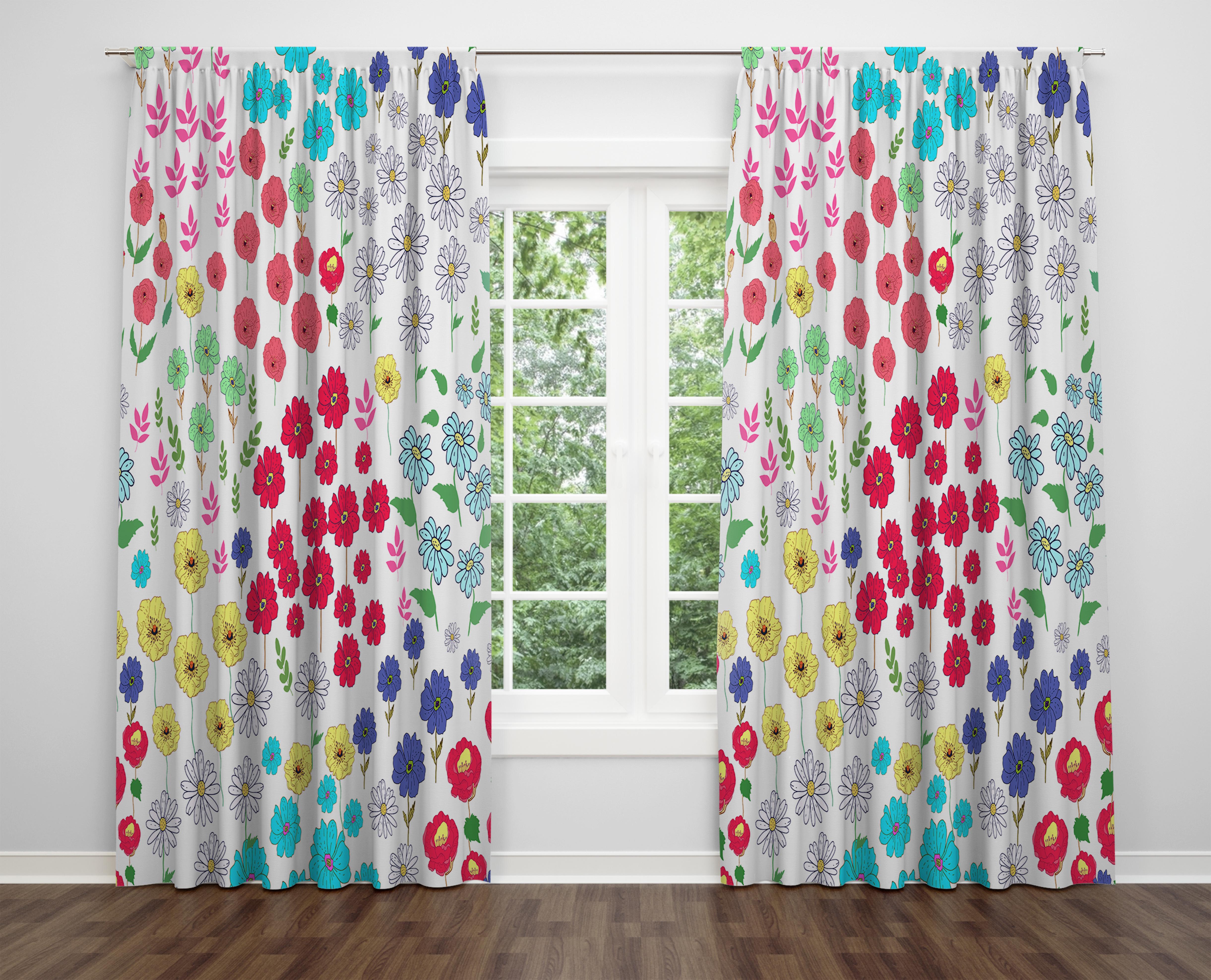 

Декоративний дизайн, високоякісна бавовняна тканина, ви можете вибрати одну або подвійну фіранку з крила 1 piece різнокольоровий