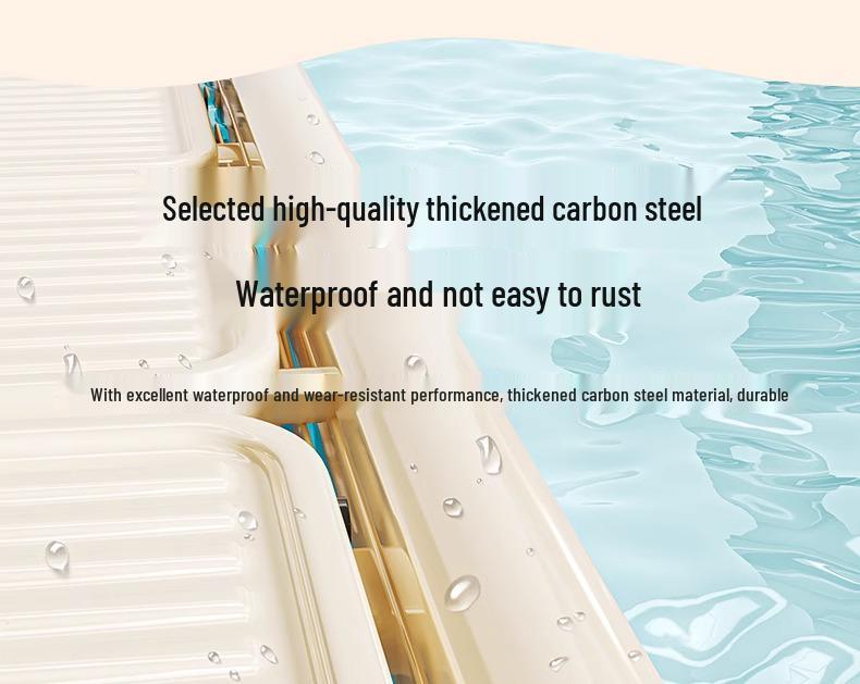 Telescopic Folding A-Frame Ladder: Thickened Indoor Multi-Functional 4-Step Stool