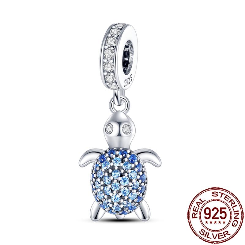 Uroki Oceanu Miedziana Rozgwiazda Muszla Ślimaka Ośmiornica Żółw Morski Ryba Koraliki Pasują do Bransoletki Naszyjnika Kobiety DIY Biżuteria