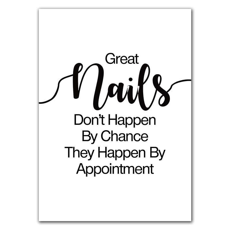 Ögonbryn Naglar Salong Skönhet Smink Modern Väggkonst Dukmålning Nordiska flickskor Affischer och utskrifter Bilddekor HD3153