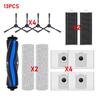 Ersatzkit Seitenbürste Staubbeutel Filter für Ecovacs X8 Omni X8 Pro Omni X8 AUTO DEX56 Für Yeedi S14 Plus Staubsaugerteile