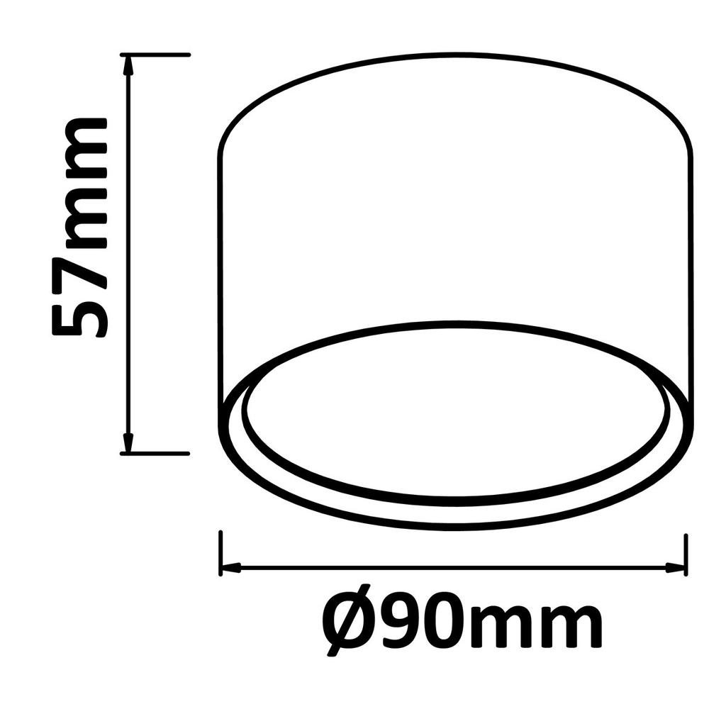 Spot Sufitowy Nowoczesny Biały Okrągły Ø9Cm Zmienna Barwa Led 6W Kendal Light Prestige
