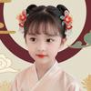 1 Pair Double Clip Pearl Bunny Hair Clips Floral Tassel Fairy Hairpins Hanfu Hair Clips  Festival