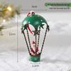 2025 Iron Art Christmas Decorations: Small Santa, Reindeer, Snowman Mailbox Ornaments.