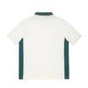 Li Ning Spliced Soft Comfortable Breathable Versatile Short Sleeve Polo Shirt Men Polo Shirts Champagne-White Ink-Green APLV451-1