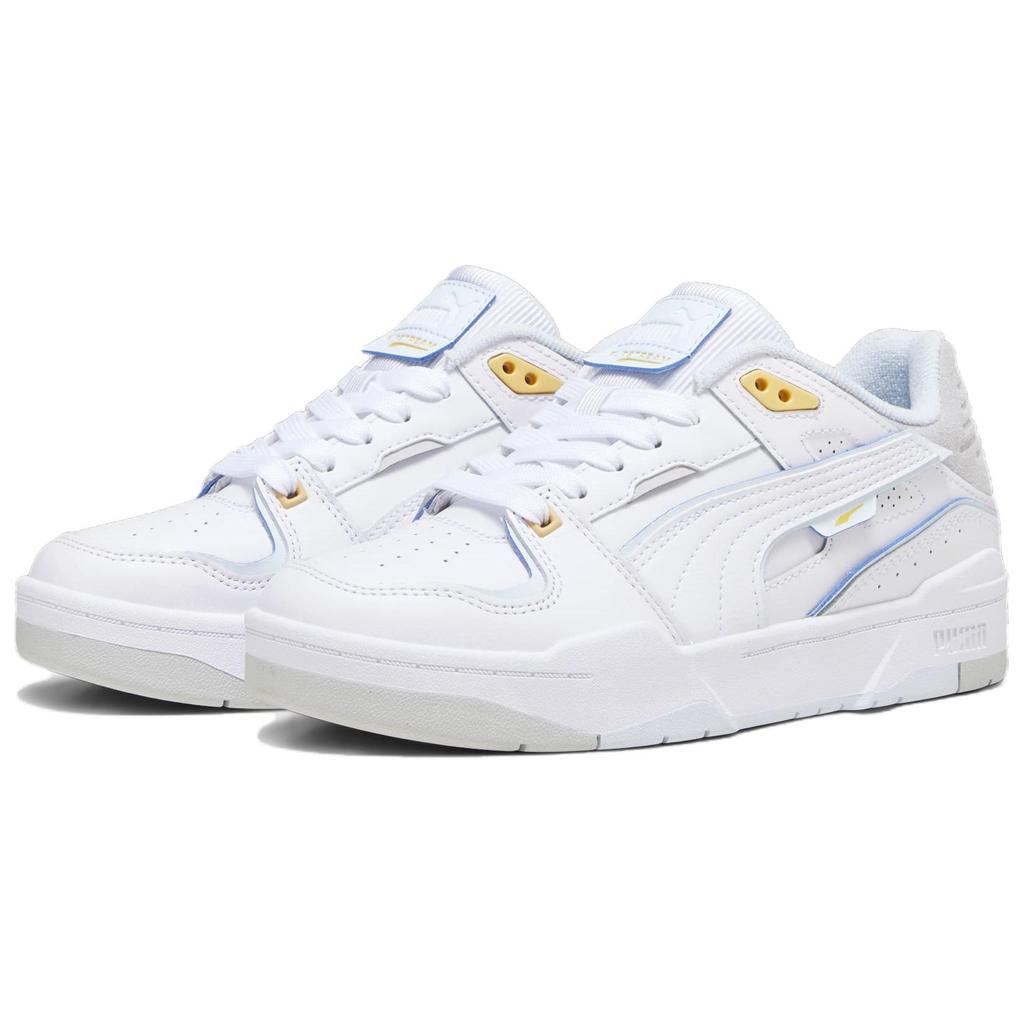 Puma Slipstream Comfortable Versatile Low-Top Sneakers Unisex Sneakers White Blue Yellow 393266-06