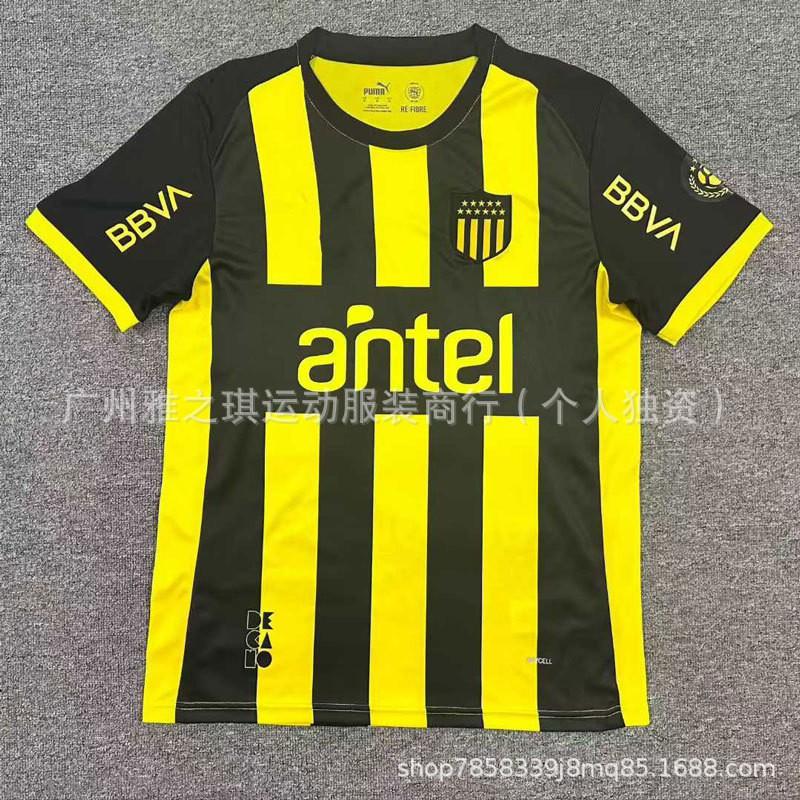 Penarol 2026-2027 Home Away Soccer Jersey Short Sleeve Fan Version Striped Football Shirt Men Adult