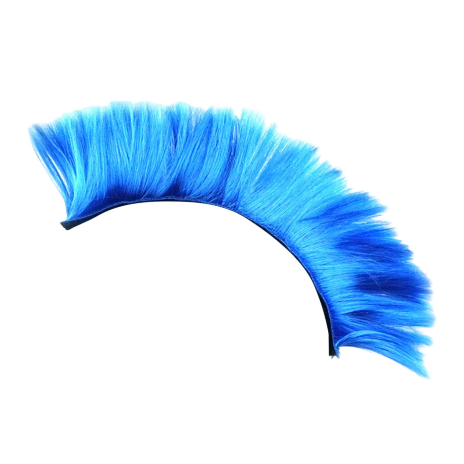 Helmet Wig Cockscomb Wig Eye Catching Easy to tall Lightweight Helmet Hawks