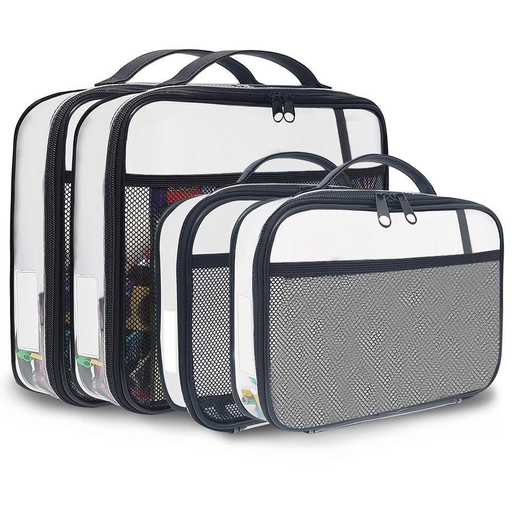

PVC Transparent Cosmetic Bag Travel Organizer Shower Accessories New Make Up Pouch for Travel S