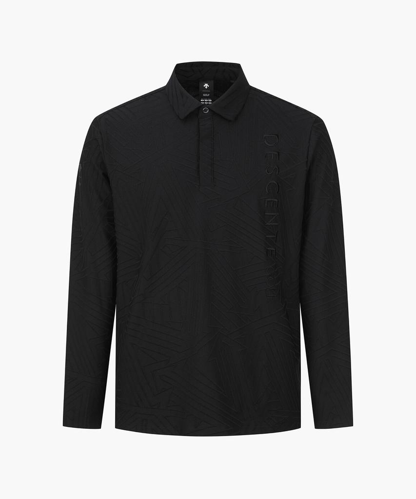 DESCENTE GOLF Men'S Jacquard Jerry Long Sleeve T-Shirt (Dq12Mftl33)