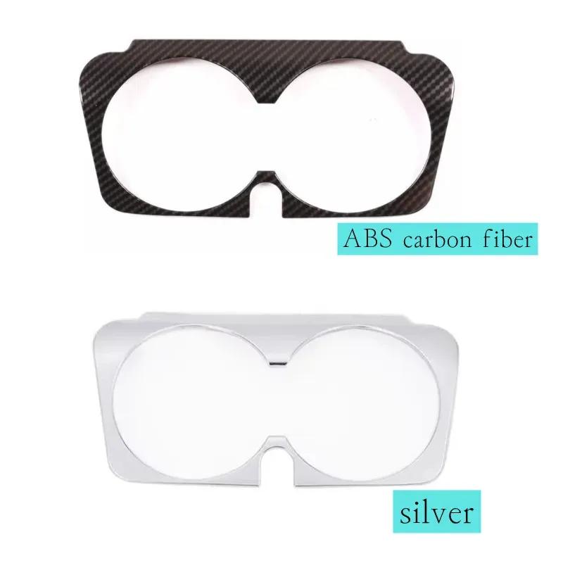 For Mercedes Benz V Class W447 V260 250 2015- Car Centre Water Cup Holder Frame Cover Trim Sticker Auto Interior Accessories