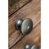 Boutons de meuble - Rond - Zamak vieilli - Modèle Antik - Lot de 4