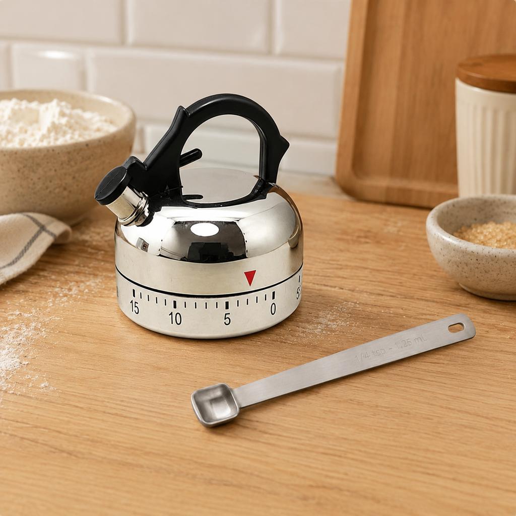 Full Hour Wind Up Timer No Needed Mechanical Cooking Loud Alarm Time Management Tool for Students