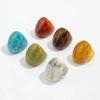 IngeSight.Z 6 Styles Boho Geometric Large Resin Wide Curved Surface Finger Ring Women Fashion Irregular Rings Party Jewelry Gift